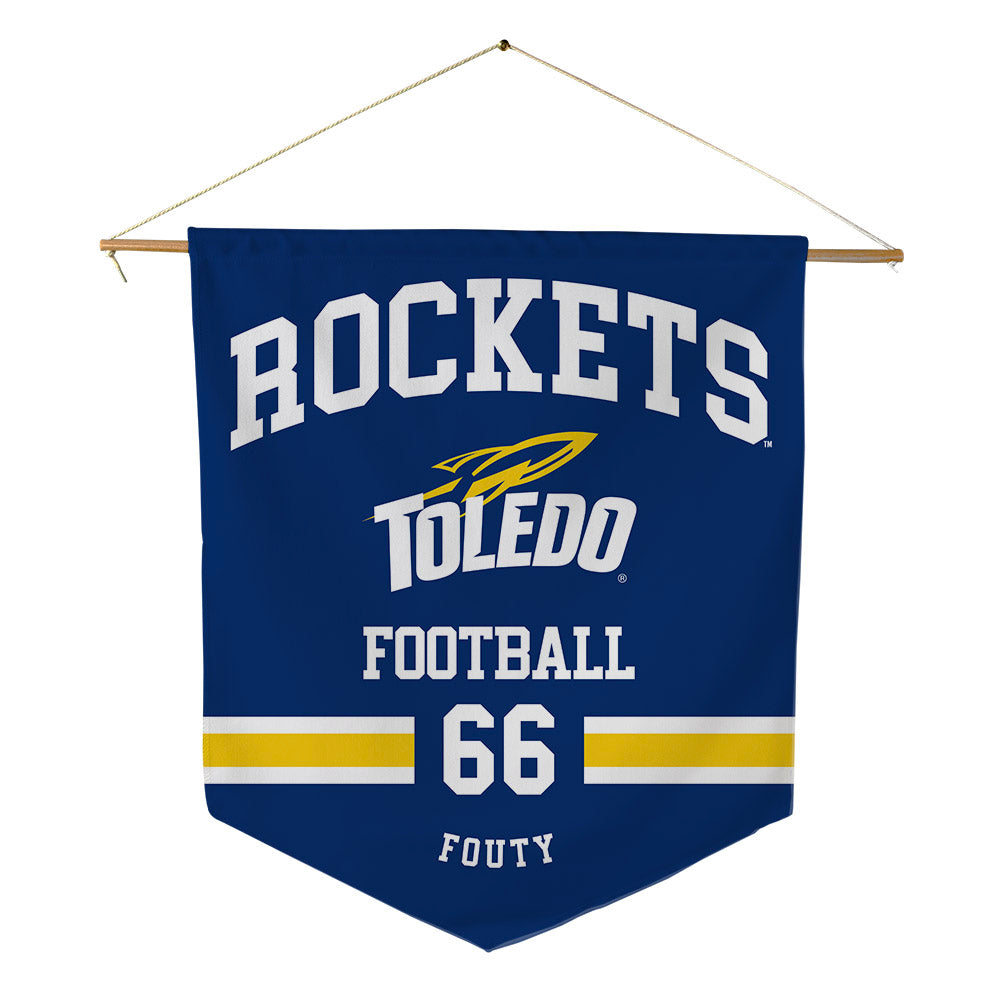 Toledo - NCAA Football : Carter Fouty - Pennant - 18" x 21"-0