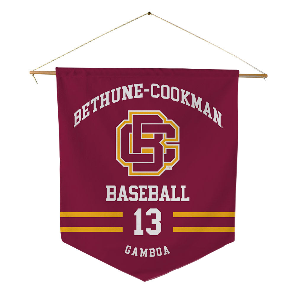 Bethune - NCAA Baseball : Marcos Gamboa - Pennant - 18" x 21"-0