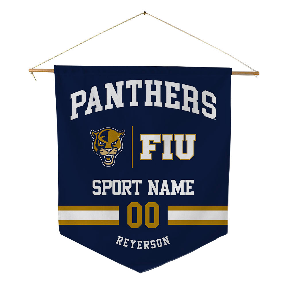 FIU - NCAA Baseball : Ryan Reyerson - Pennant - 18" x 21"-0