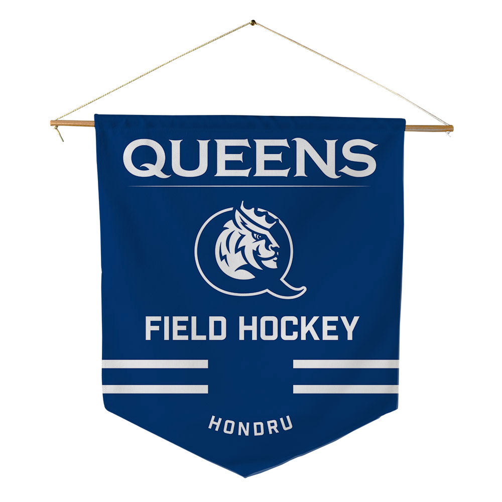 Queens - NCAA Women's Field Hockey : Sarah Hondru - Pennant - 18" x 21"-0