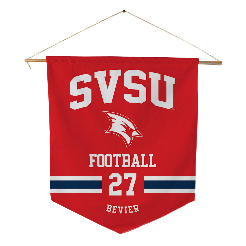 Saginaw Valley - NCAA Football : Jaden Bevier - Pennant - 18" x 21"-0