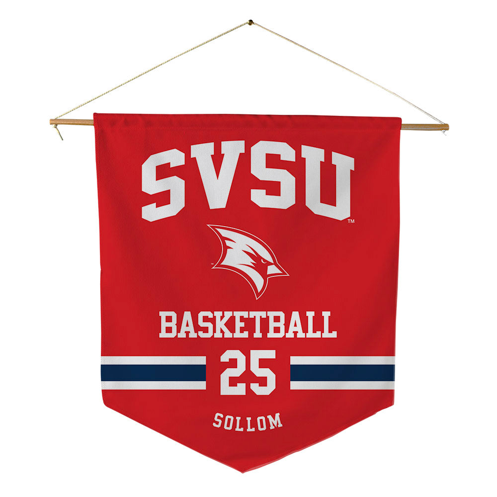 Saginaw Valley - NCAA Women's Basketball : Lauren Sollom - Pennant - 18" x 21"-0