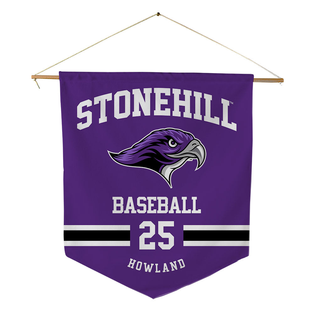 Stonehill - NCAA Baseball : Jamison Howland - Pennant - 18" x 21"-0