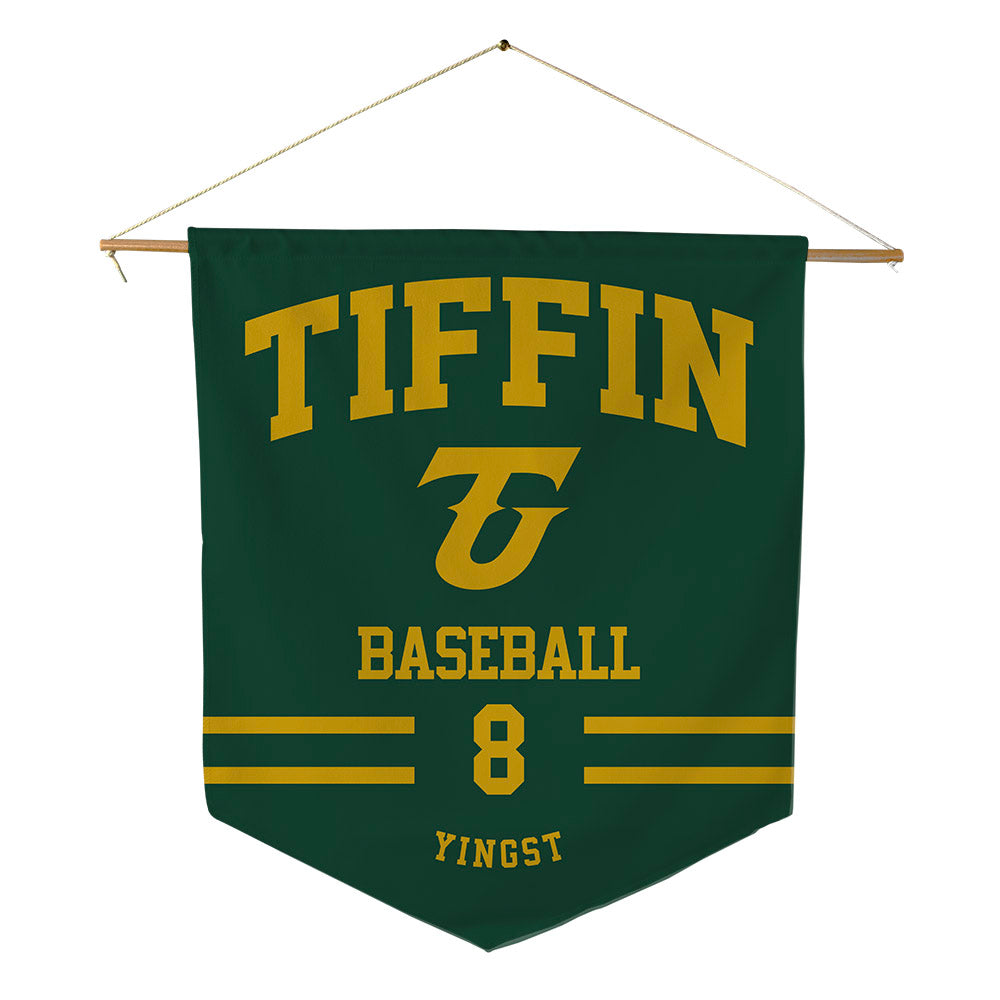 Tiffin - NCAA Baseball : Ryan Yingst - Pennant - 18" x 21"-0
