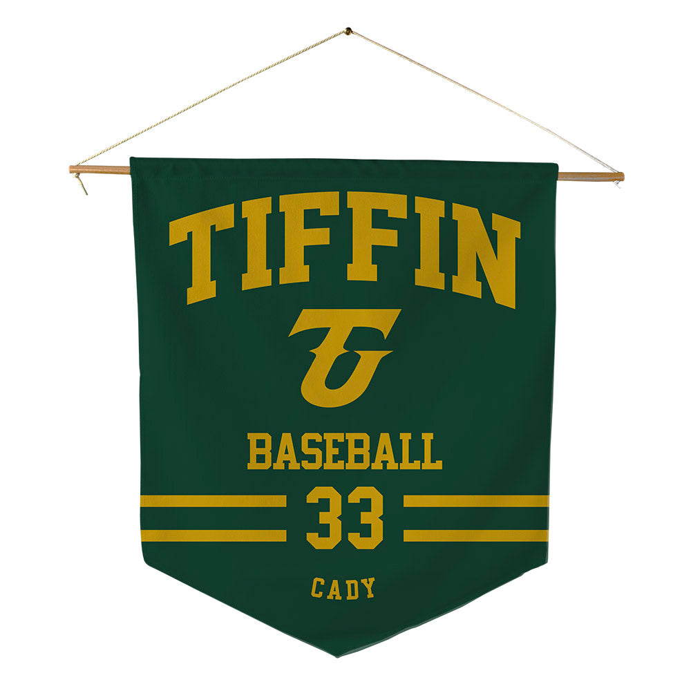 Tiffin - NCAA Baseball : Griff Cady - Pennant - 18" x 21"-0