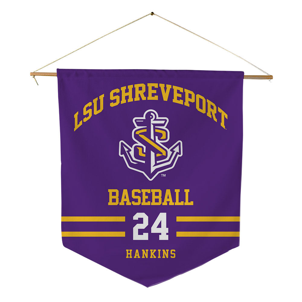 LSUS - NCAA Baseball : David Hankins - Pennant - 18" x 21"-0