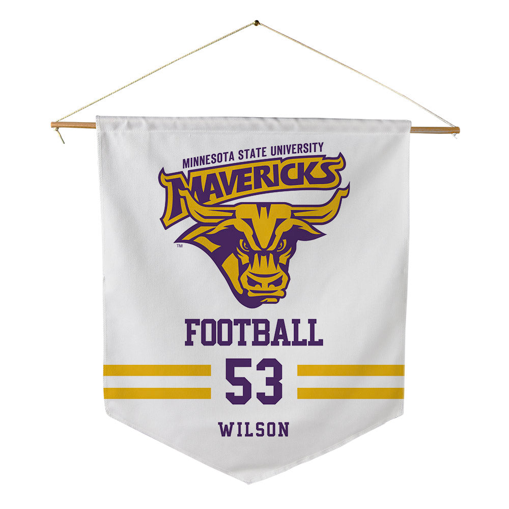 Minn. St. - NCAA Football : Bryan Wilson - Pennant - 18" x 21"-0