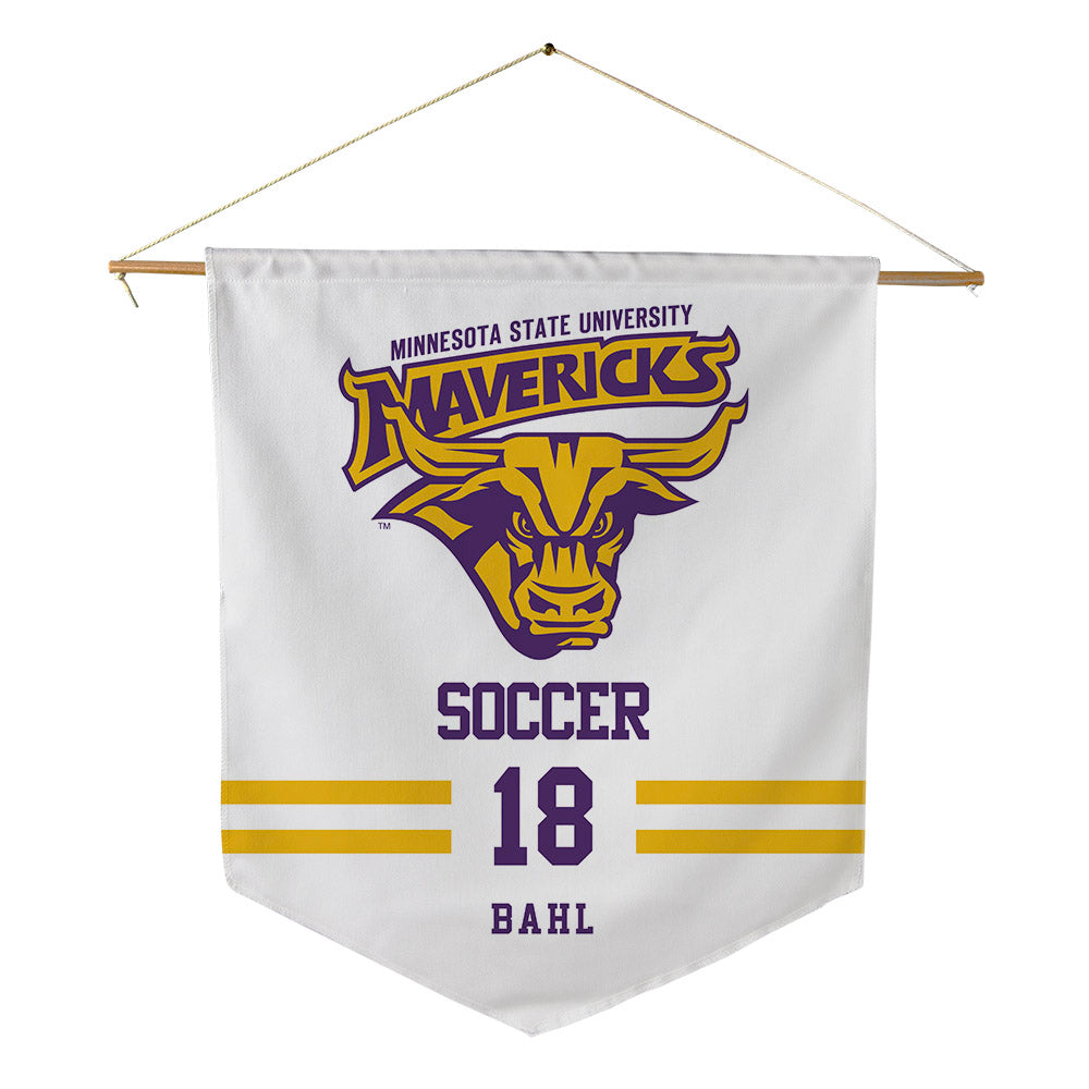 Minn. St. - NCAA Women's Soccer : Aubrey Bahl - Pennant - 18" x 21"-0