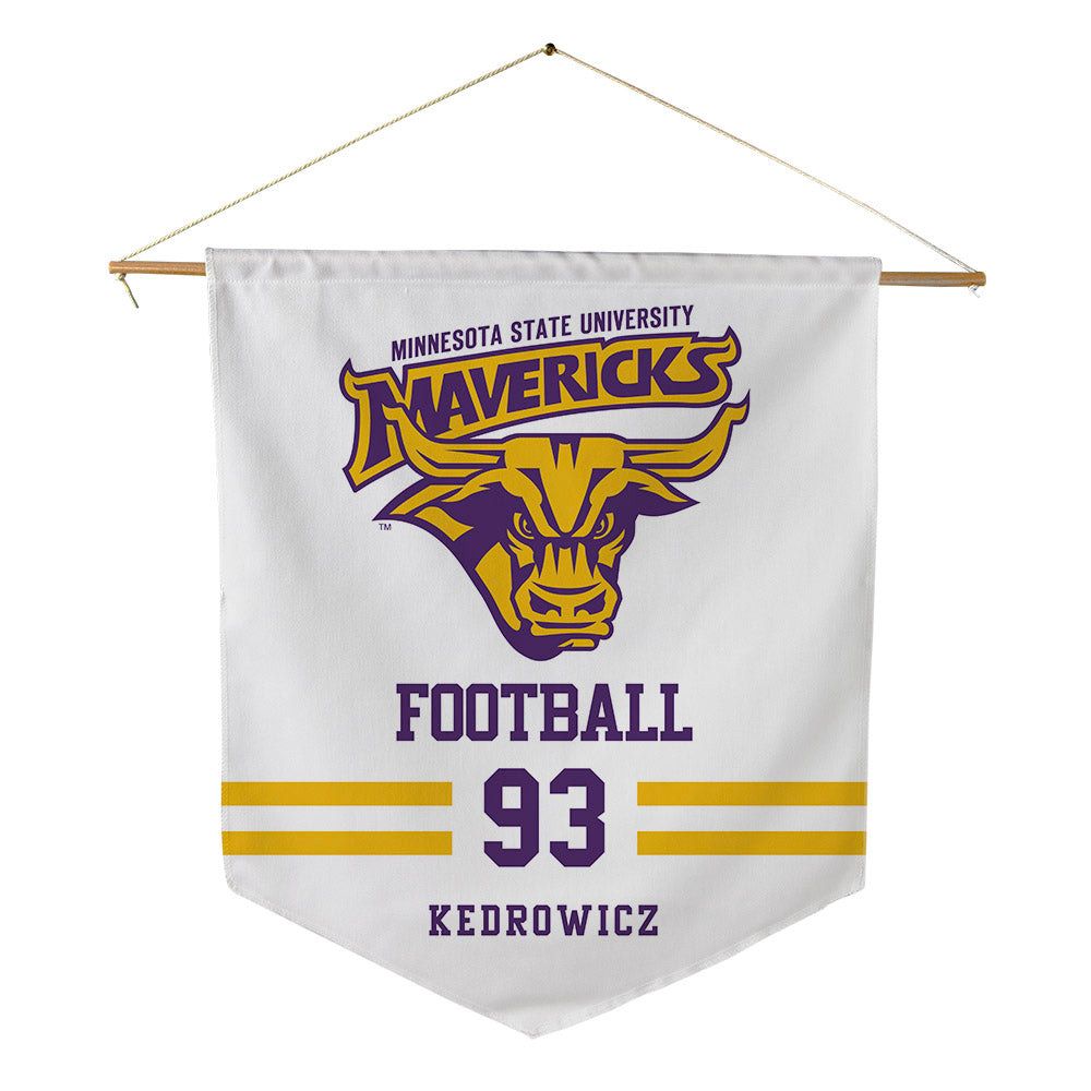 Minn. St. - NCAA Football : Robby Kedrowicz - Pennant - 18" x 21"-0