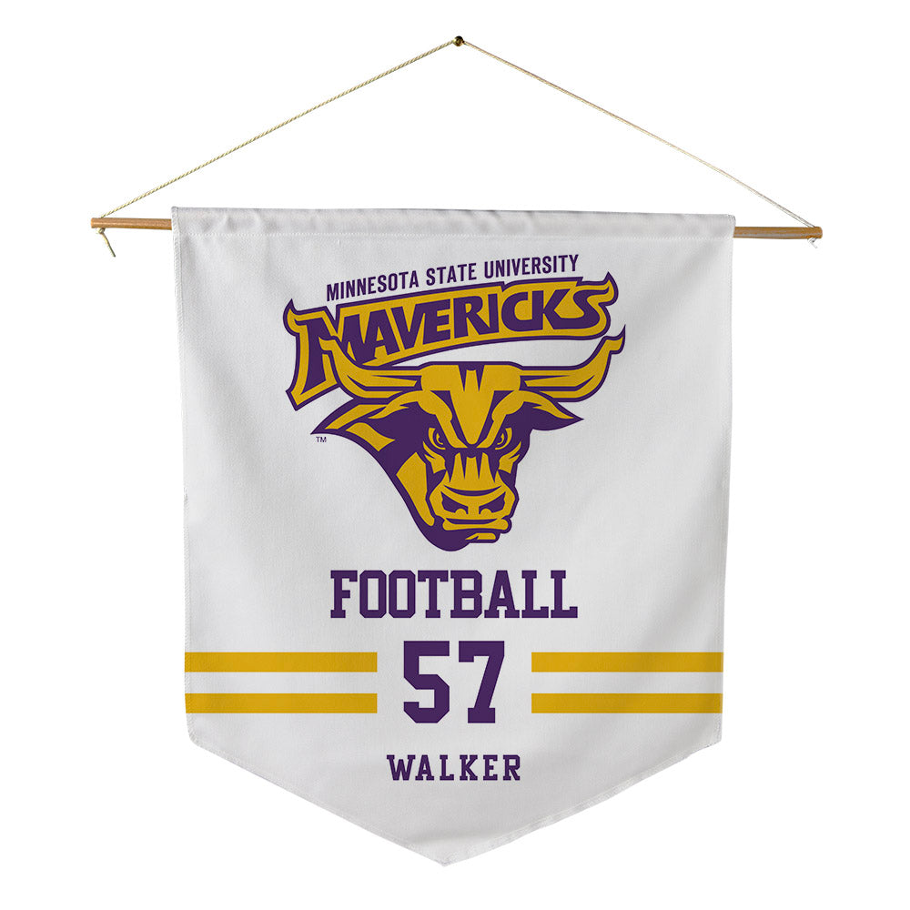 Minn. St. - NCAA Football : Carter Walker - Pennant - 18" x 21"-0