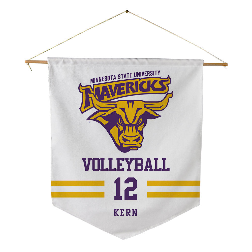 Minn. St. - NCAA Women's Volleyball : Emily Kern - Pennant - 18" x 21"-0