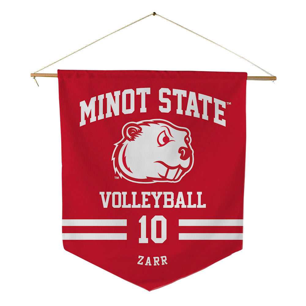 Minot State - NCAA Women's Volleyball : Zoe Zarr - Pennant - 18" x 21"-0