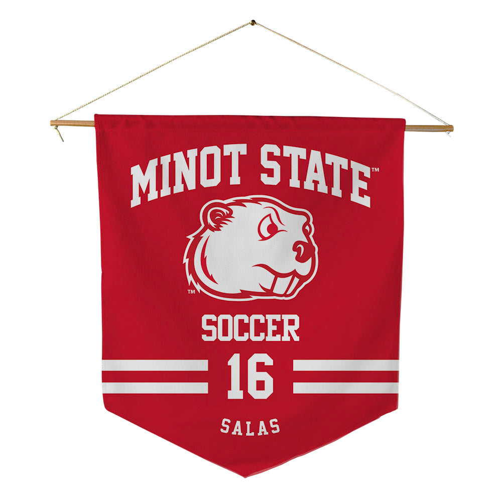 Minot State - NCAA Women's Soccer : Leah Salas - Pennant - 18" x 21"-0