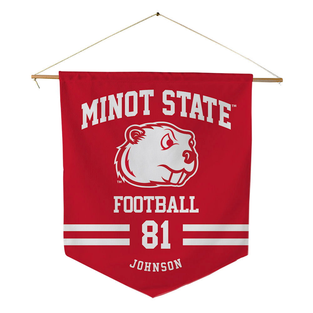 Minot State - NCAA Football : Tyler Johnson - Pennant - 18" x 21"-0