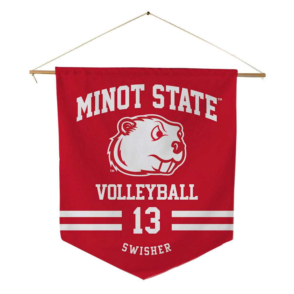 Minot State - NCAA Women's Volleyball : Emma Swisher - Pennant - 18" x 21"-0