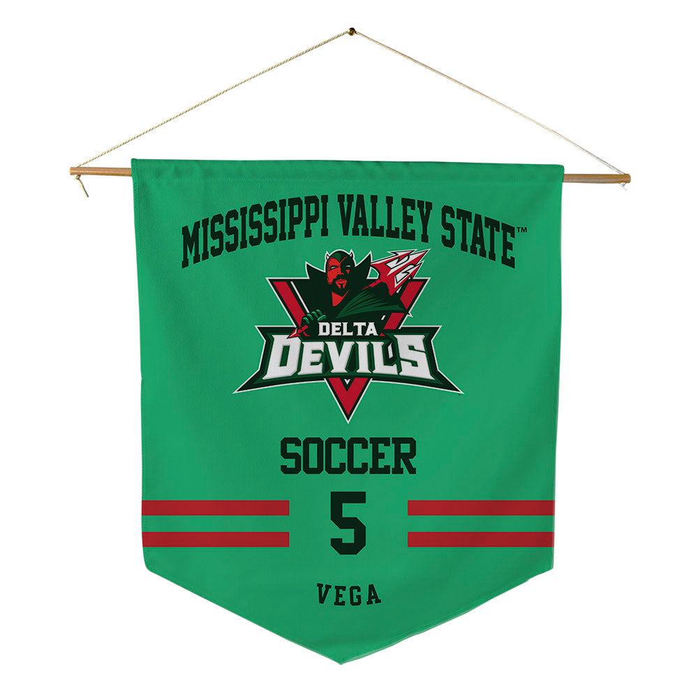 MVSU - NCAA Women's Soccer : Julieta Vega - Pennant - 18" x 21"-0