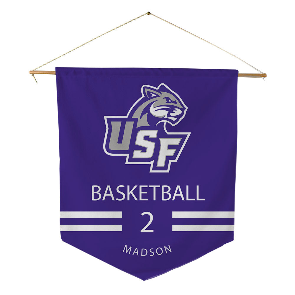 Sioux Falls - NCAA Men's Basketball : Brogan Madson - Pennant - 18" x 21"-0