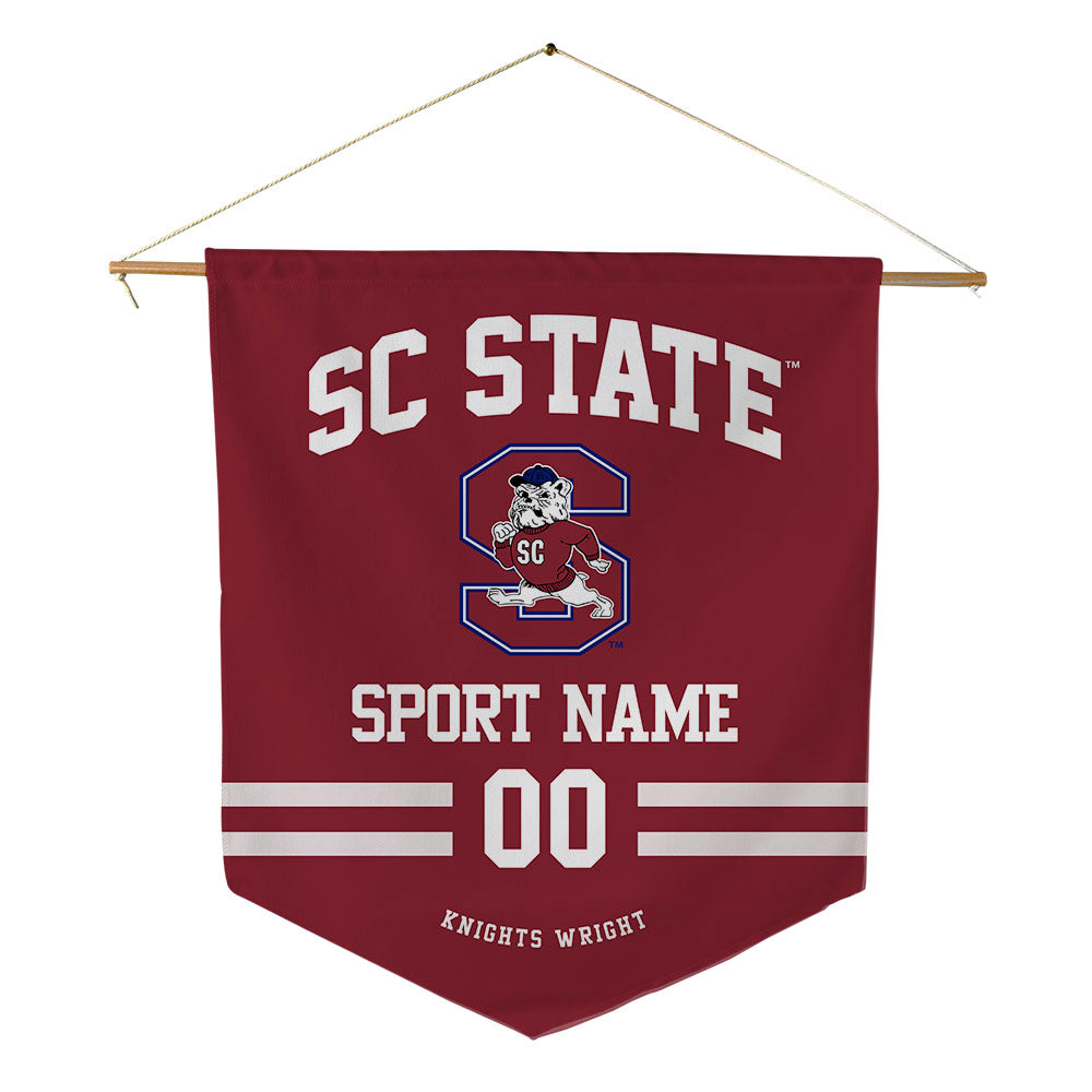 SCSU - NCAA Men's Basketball : DShay Knights Wright - Pennant - 18" x 21"-0