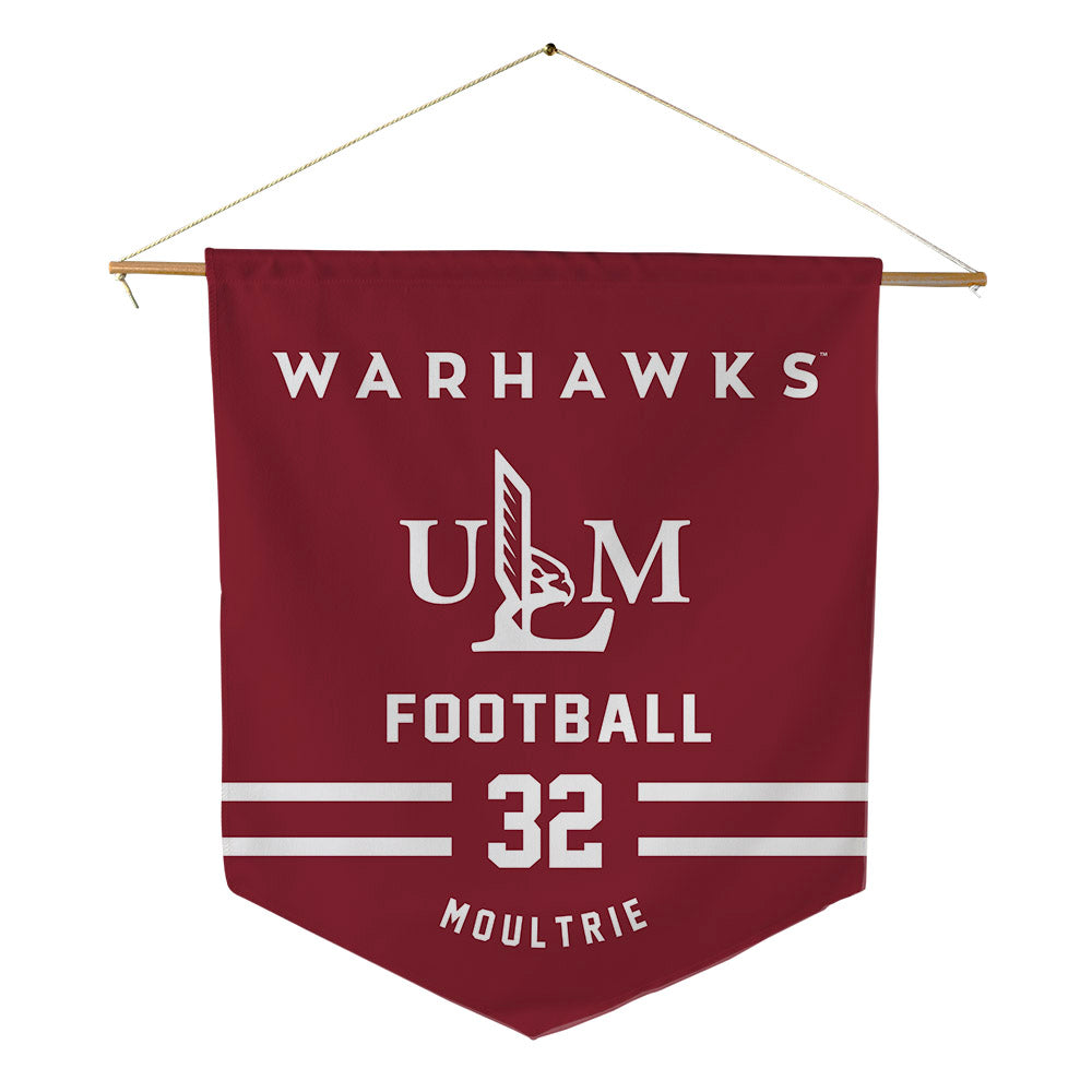 ULM - NCAA Football : JJ Moultrie - Pennant - 18" x 21"-0