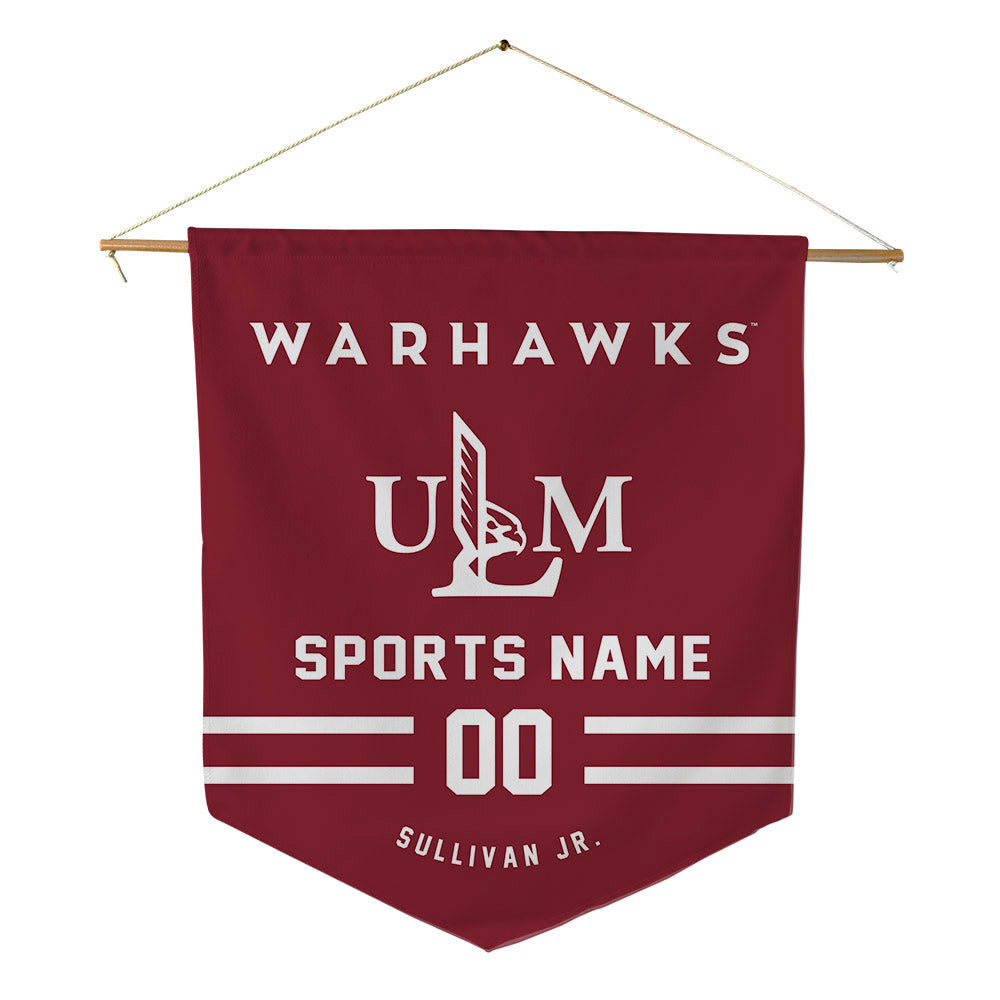 ULM - NCAA Football : Nate Sullivan Jr. - Pennant - 18" x 21"-0