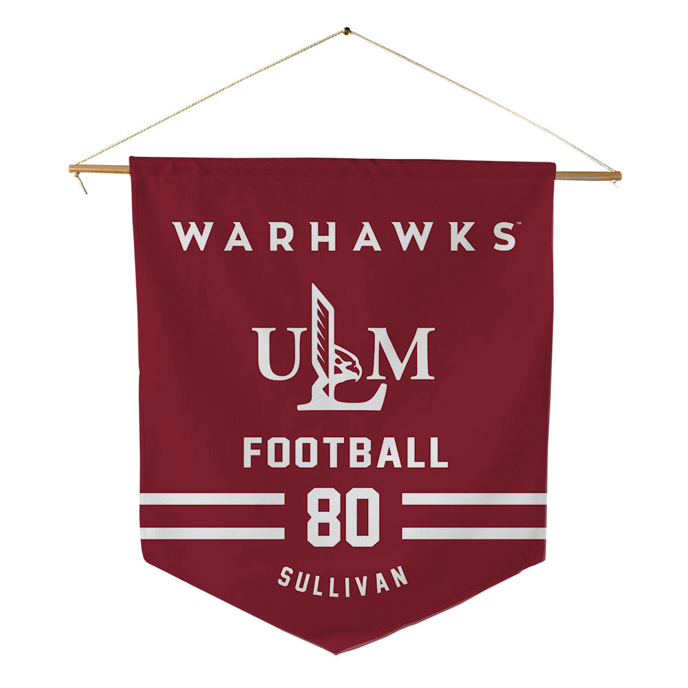 ULM - NCAA Football : Nate Sullivan - Pennant - 18" x 21"-0