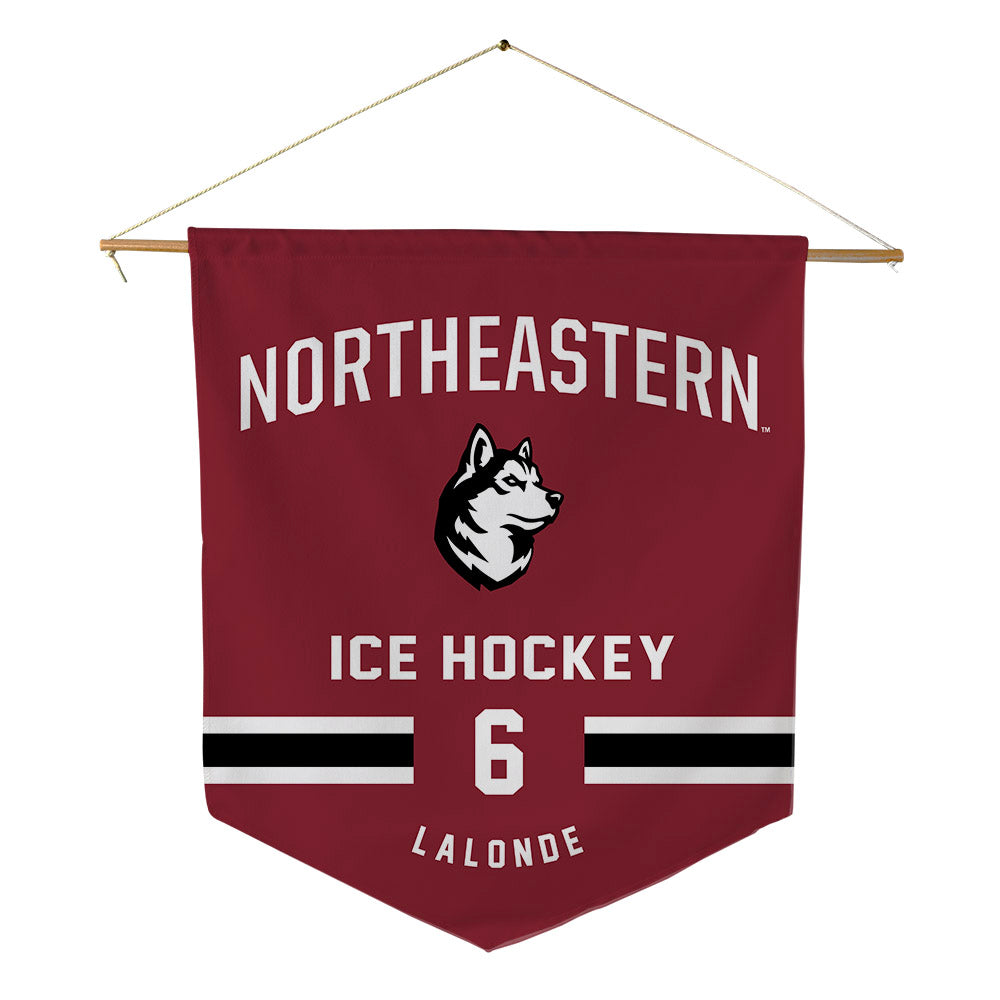 Northeastern - NCAA Women's Ice Hockey : Allie Lalonde - Pennant - 18" x 21"-0