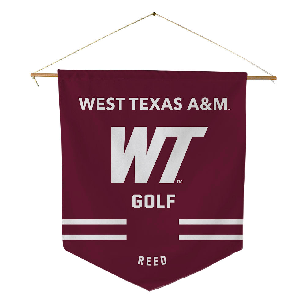 WTAMU - NCAA Women's Golf : Sarah Reed - Pennant - 18" x 21"-0