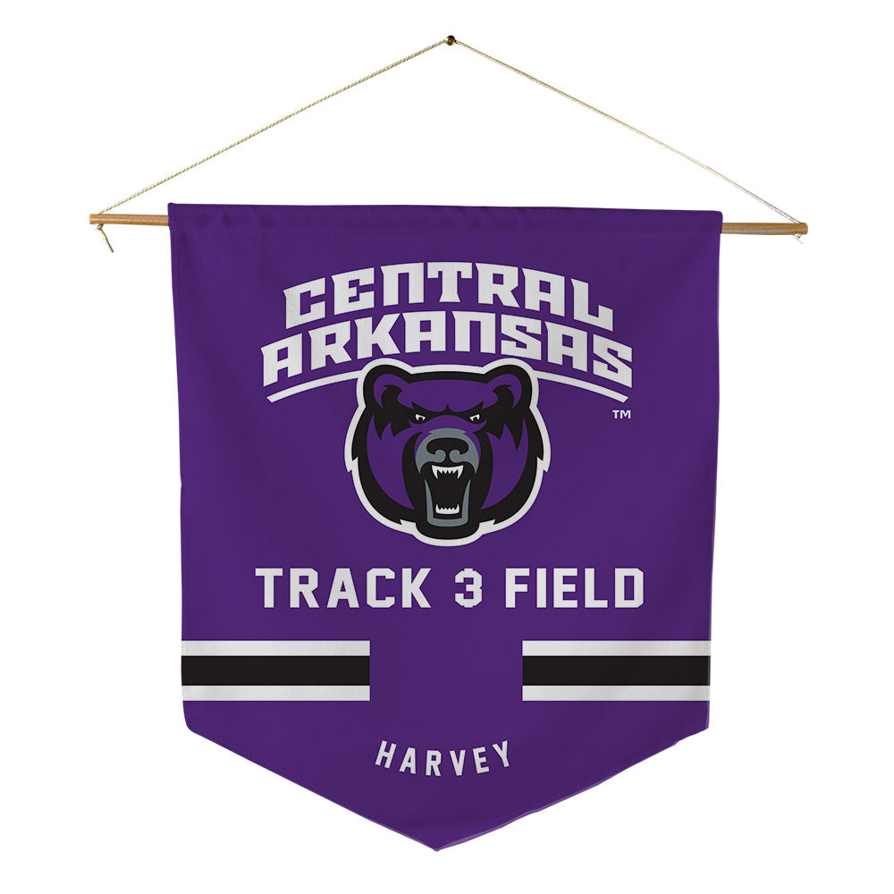 Central Arkansas - NCAA Men's Track & Field : Spencer Harvey - Pennant - 18" x 21"-0