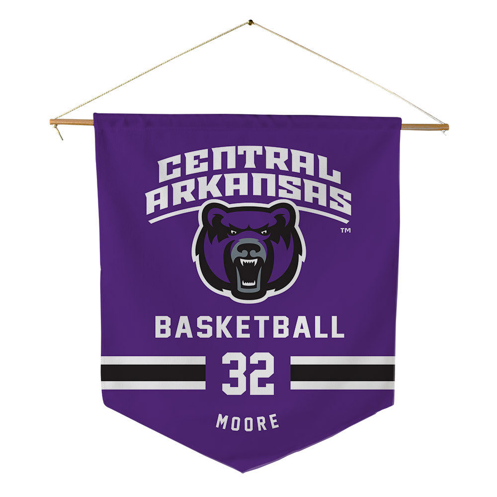 Central Arkansas - NCAA Men's Basketball : Luke Moore - Pennant - 18" x 21"-0