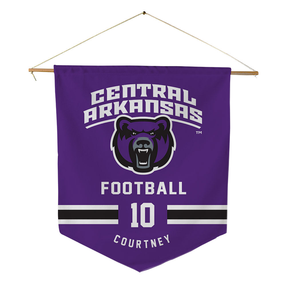 Central Arkansas - NCAA Football : Dax Courtney - Pennant - 18" x 21"-0