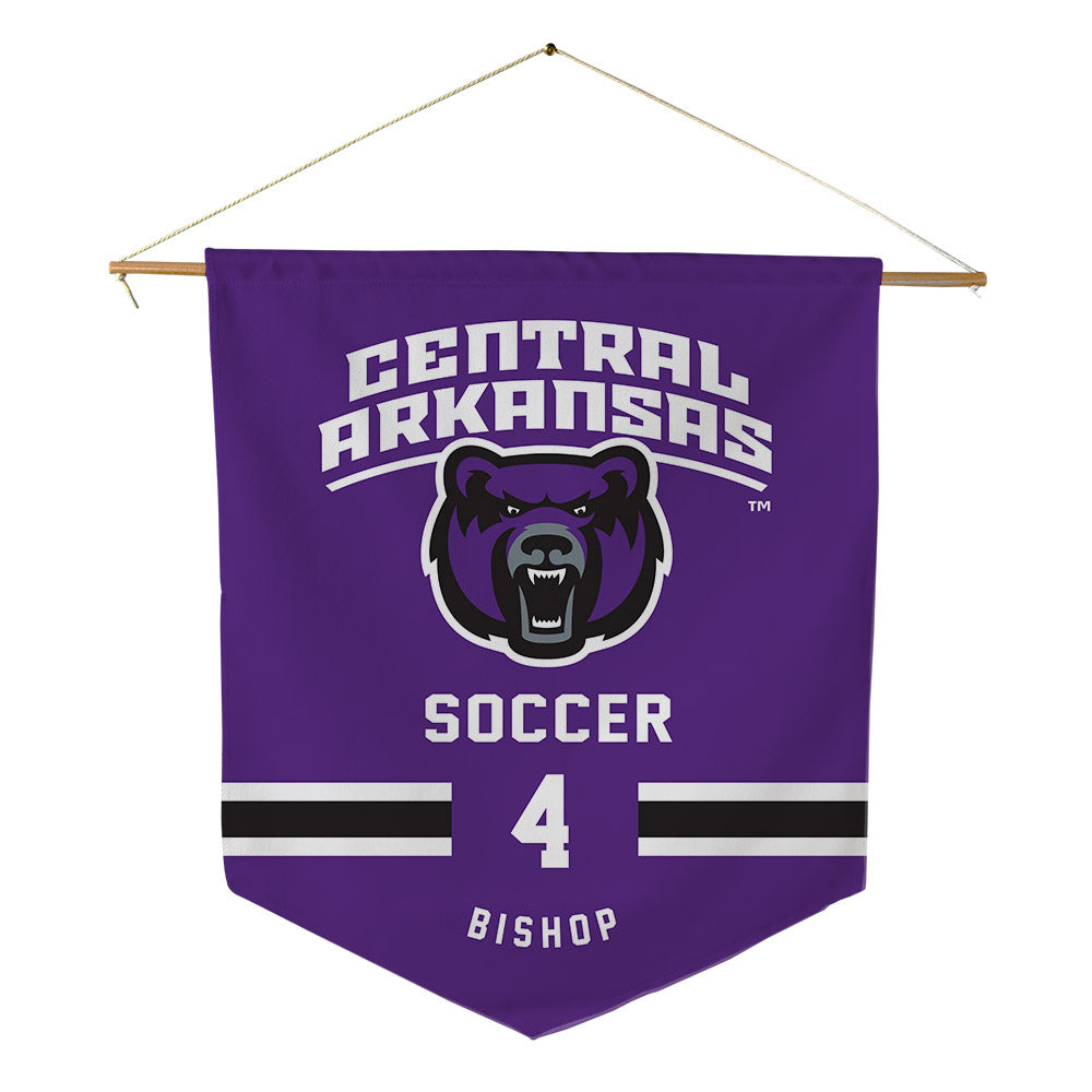Central Arkansas - NCAA Men's Soccer : Elijah Bishop - Pennant - 18" x 21"-0