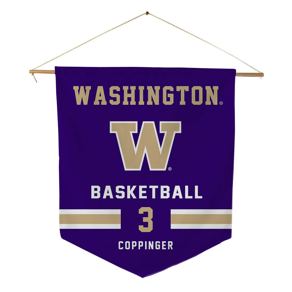 Washington - NCAA Women's Basketball : Devin Coppinger - Pennant - 18" x 21"-0