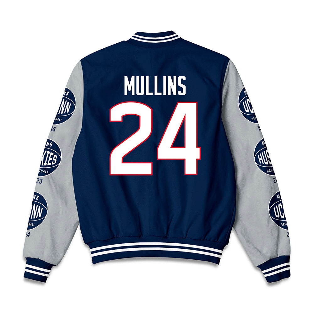 UConn - NCAA Men's Basketball : Braylon Mullins - Bomber Jacket-1