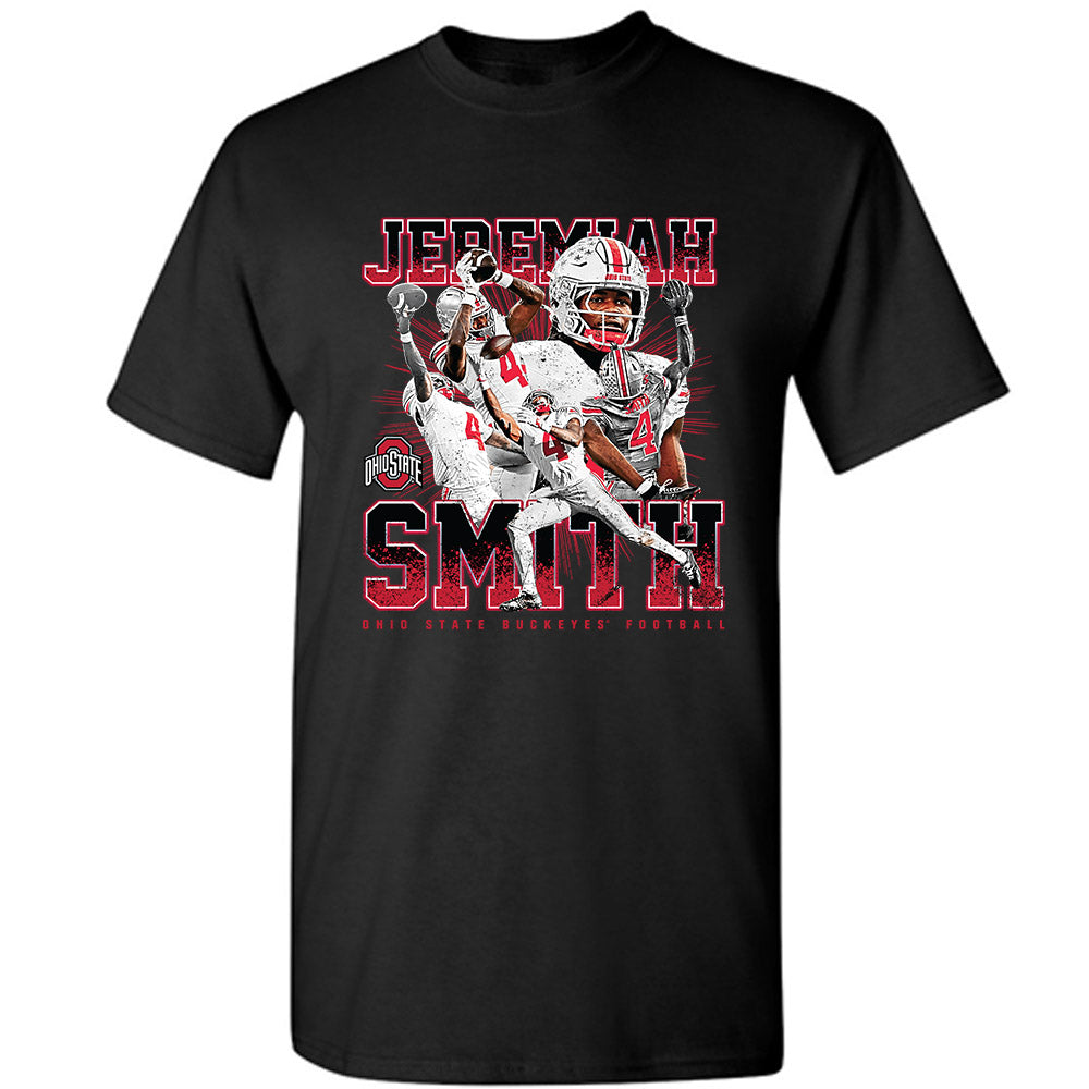 Ohio State - NCAA Football : Jeremiah Smith - T-Shirt-0
