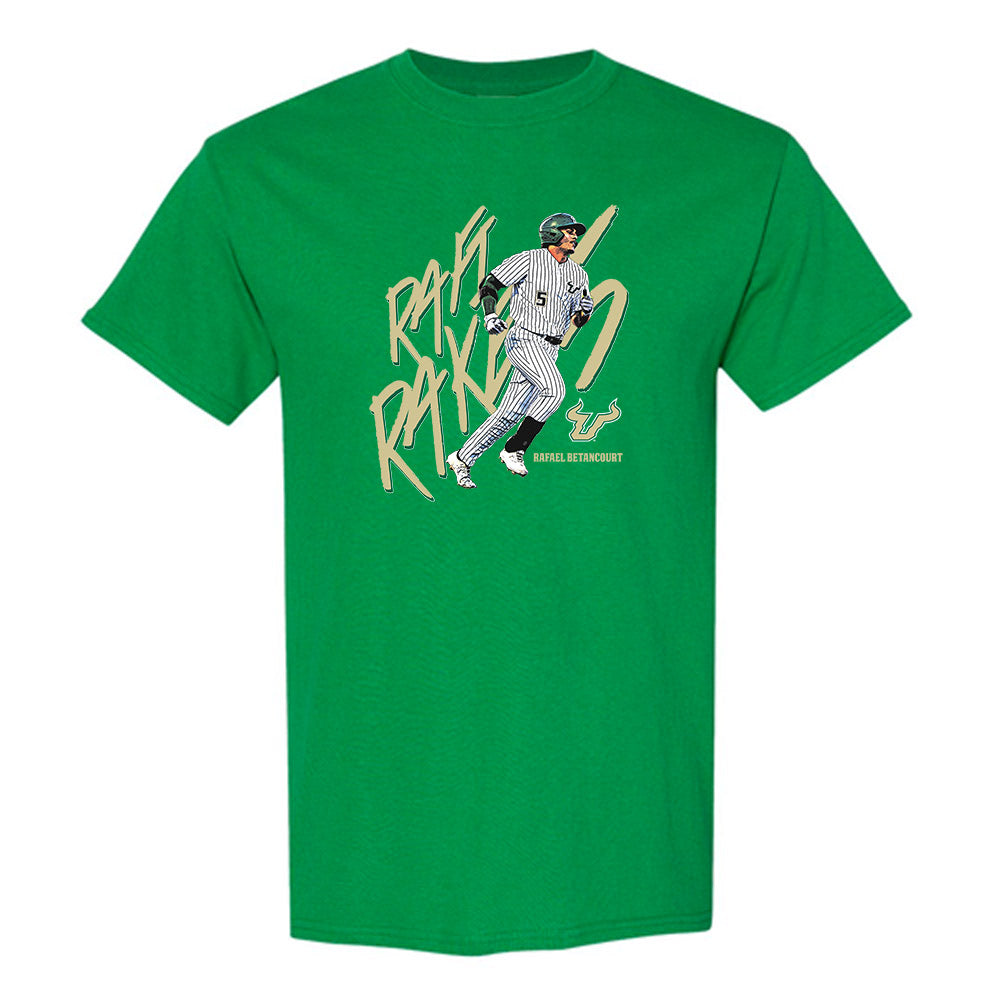 USF - NCAA Baseball : Rafael Betancourt - Individual Caricature T-Shirt-0