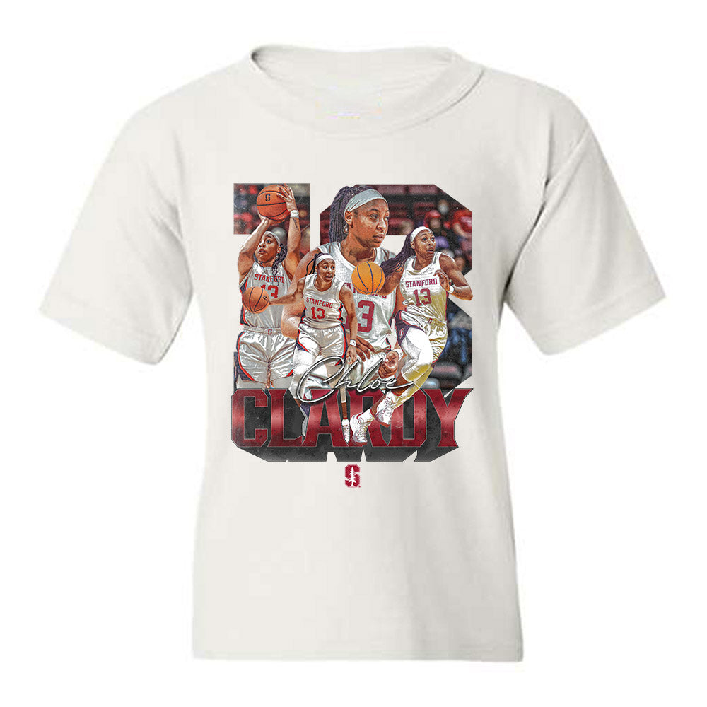 Stanford - NCAA Women's Basketball : Chloe Clardy - Youth T-Shirt-0
