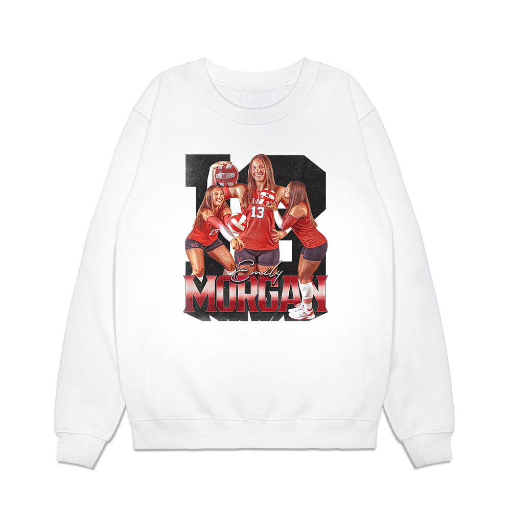 Miami of Ohio - NCAA Women's Volleyball : Emily Morgan - Premium Crewneck Sweatshirt-0