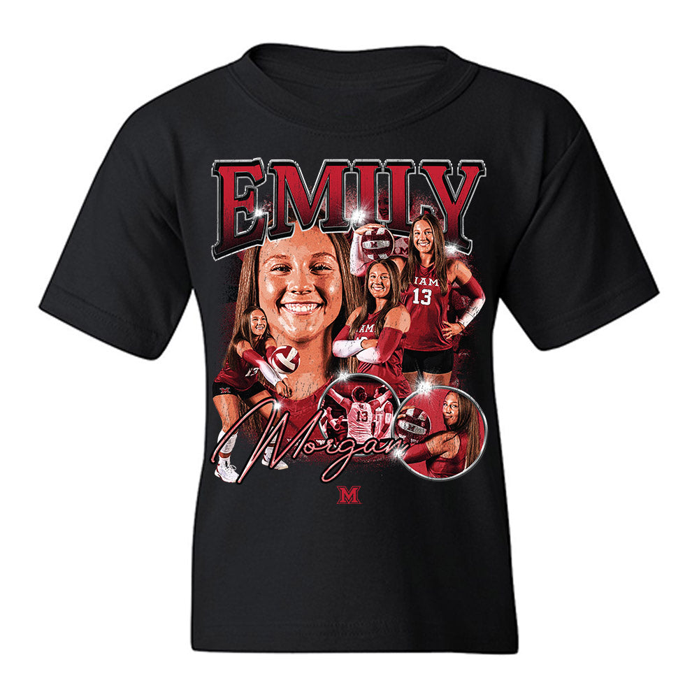 Miami of Ohio - NCAA Women's Volleyball : Emily Morgan - Collage Youth T-Shirt-0