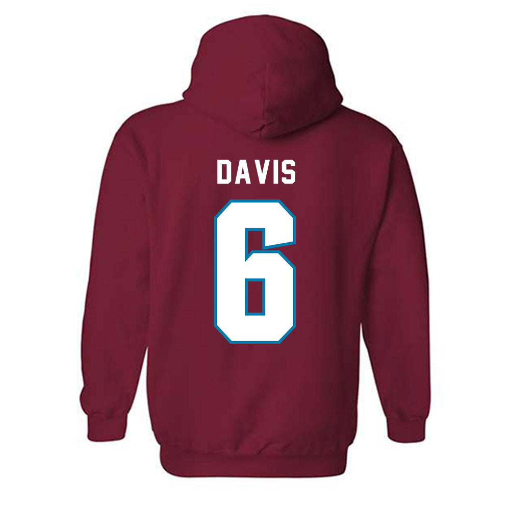 LMU - NCAA Beach Volleyball : Ellie Davis - Classic Shersey Hooded Sweatshirt-1