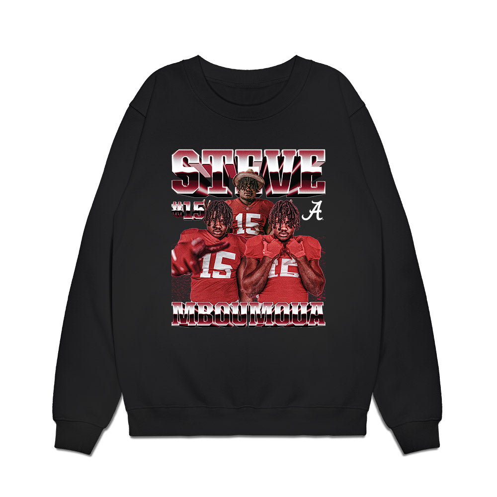 Alabama - NCAA Football : Steve Mboumoua - Premium Crewneck Sweatshirt-0