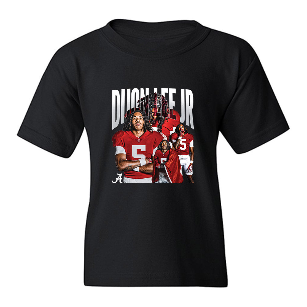 Alabama - NCAA Football : Dijon Lee Jr. - Collage Youth T-Shirt-0