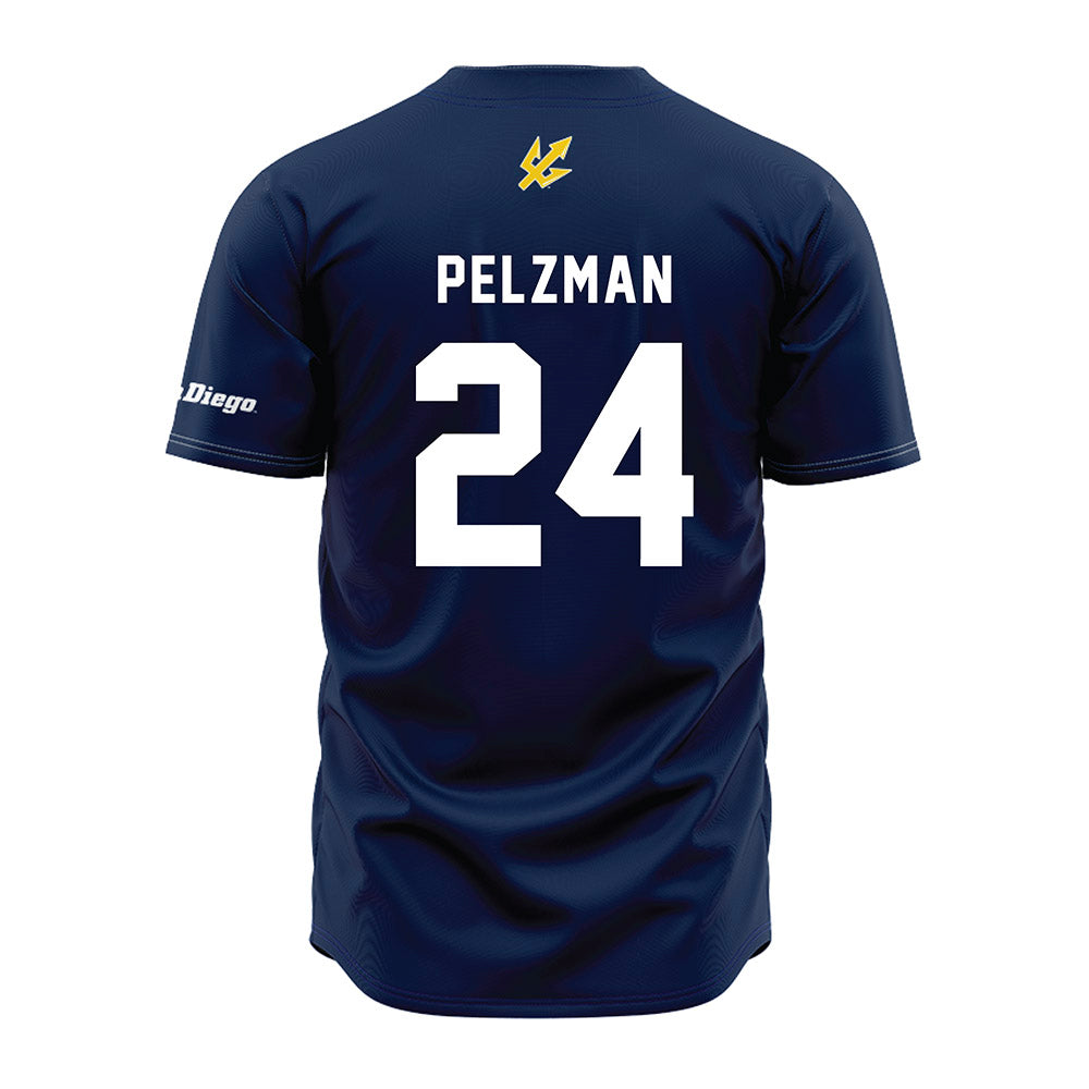 UCSD - NCAA Baseball : Harry Pelzman - Jersey-1