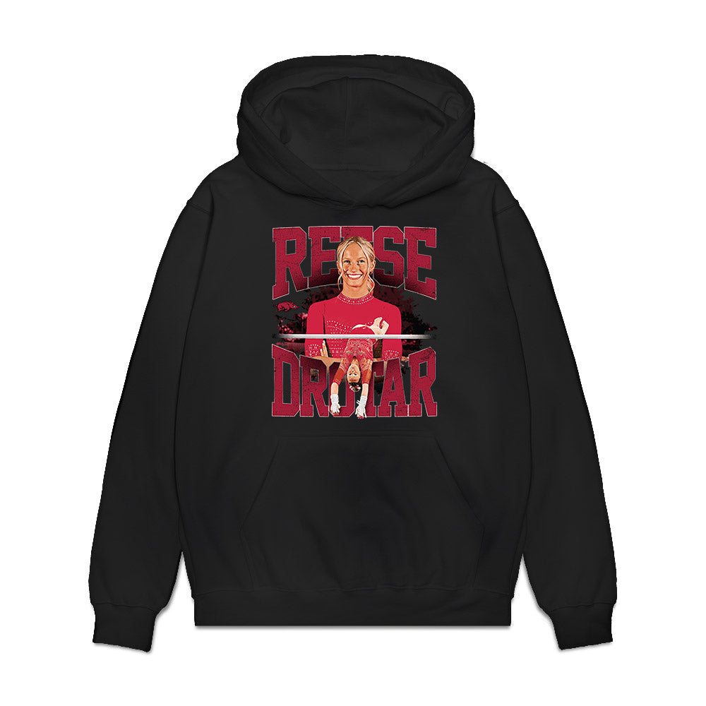 Arkansas - NCAA Women's Gymnastics : Reese Drotar - Premium Hooded Sweatshirt-0