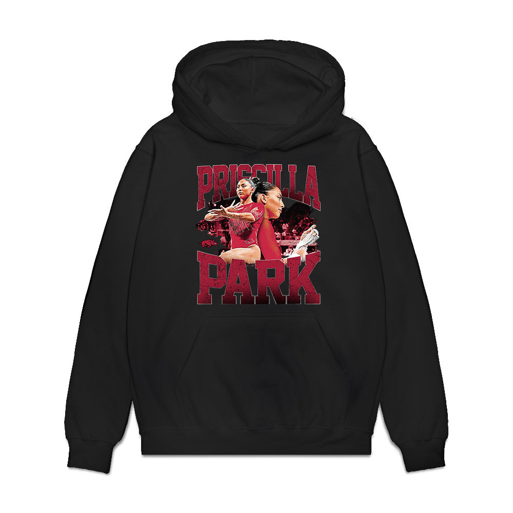 Arkansas - NCAA Women's Gymnastics : Priscilla Park - Premium Hooded Sweatshirt-0