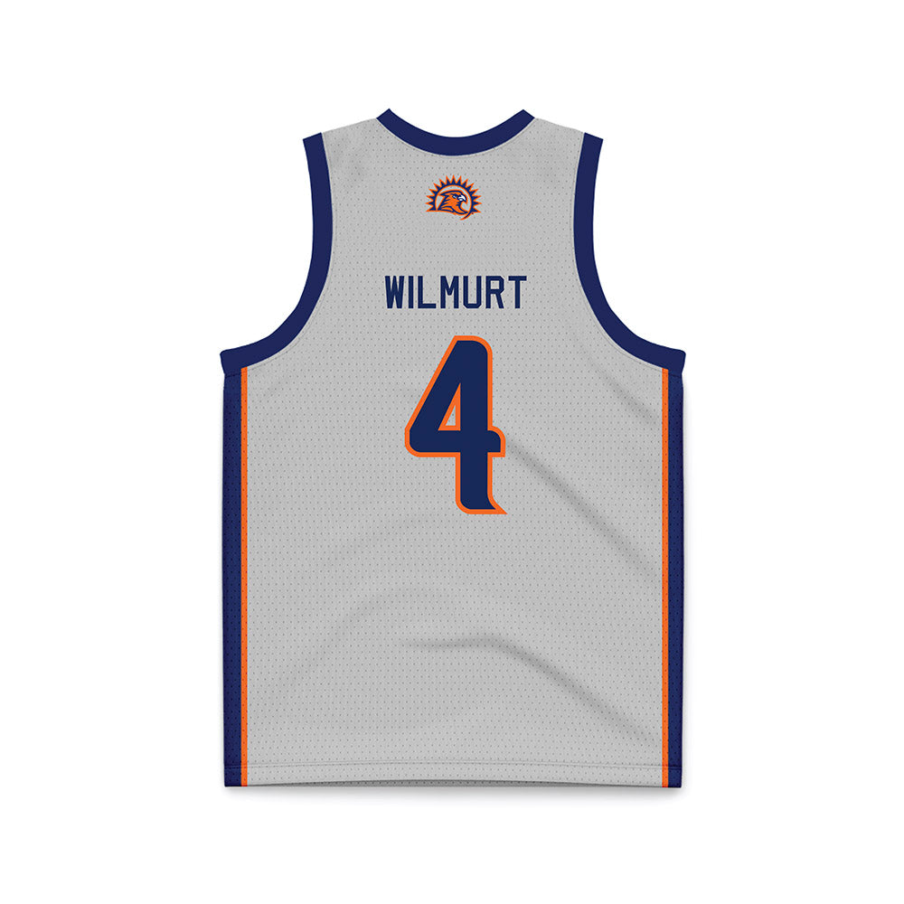 FPU - NCAA Women's Basketball : Kira Wilmurt - Light Grey Basketball Jersey-1