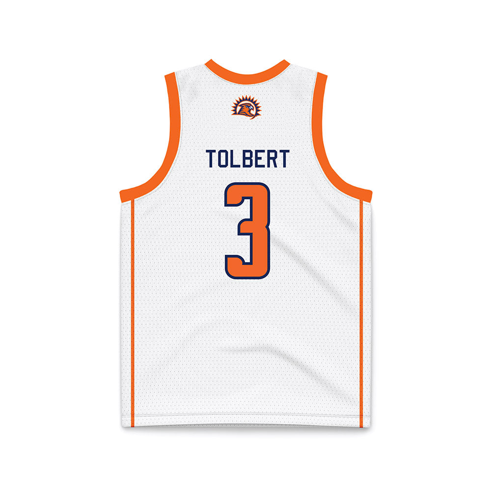 FPU - NCAA Women's Basketball : Trinity Tolbert - White Basketball Jersey-1
