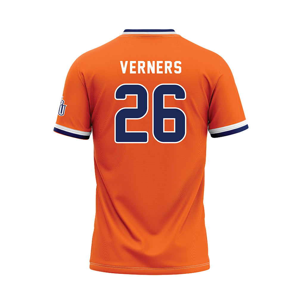 FPU - NCAA Baseball : Bodhi Verners - Orange Baseball Jersey-1