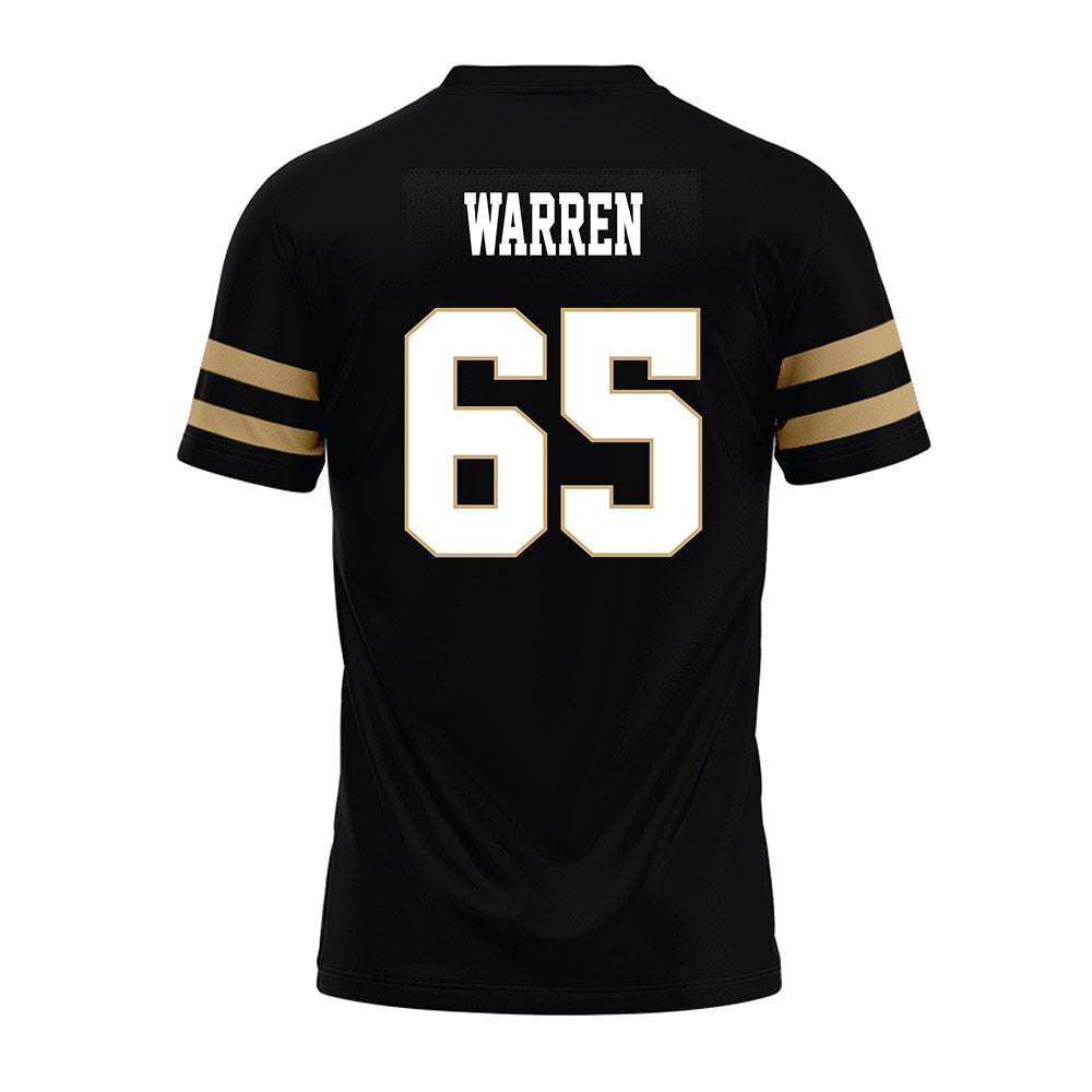 Anderson - NCAA Football : Ryan Warren - Black Premium Football Jersey-1