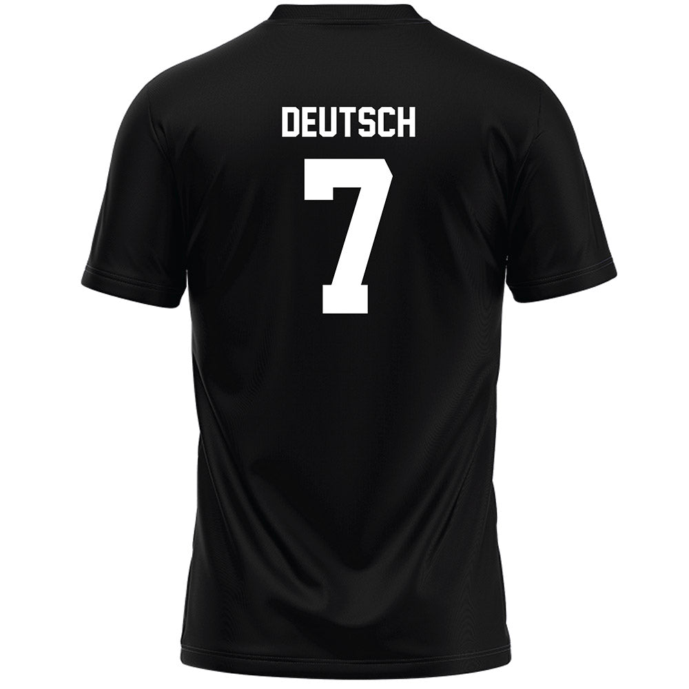Anderson - NCAA Men's Lacrosse : Brodie Deutsch - Black Lacrosse Jersey -1