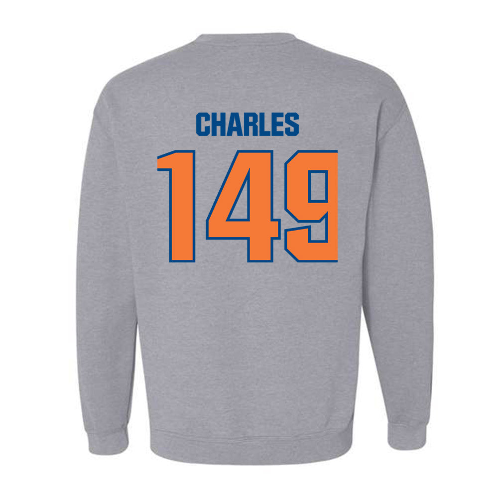 Morgan State - NCAA Wrestling : Yannis Charles - Classic Shersey Crewneck Sweatshirt-1
